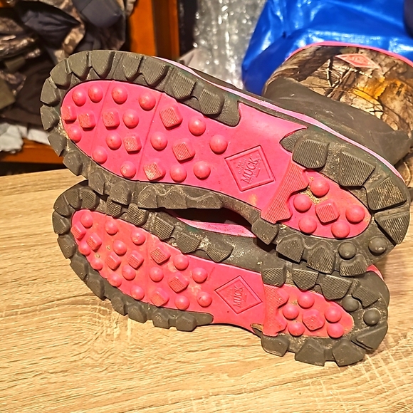 The Original Muck Boot Company - Woody Max Realtree Waterproof W/ Pink Size 6 - Picture 6 of 6